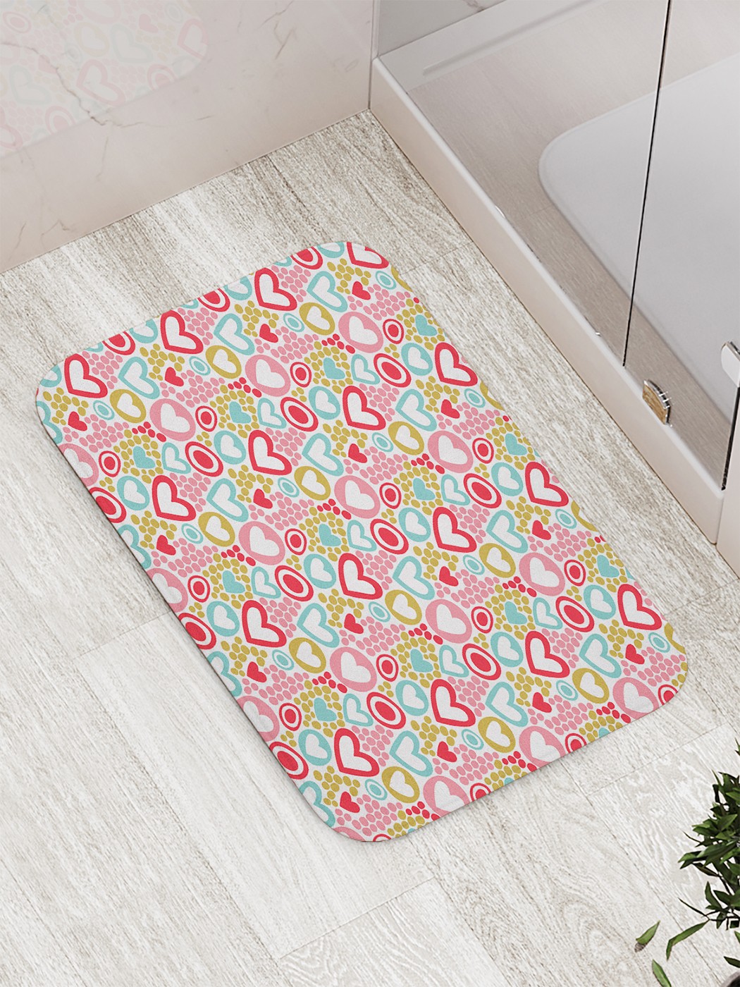

Коврик противоскользящий для ванной, сауны, бассейна, 77х52 см bath_75325 JoyArty