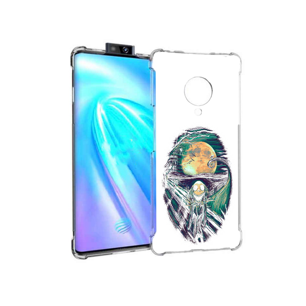 

Чехол MyPads Tocco для Vivo NEX 3 зубастое существо абстракция (PT136035.381.370), Прозрачный, Tocco