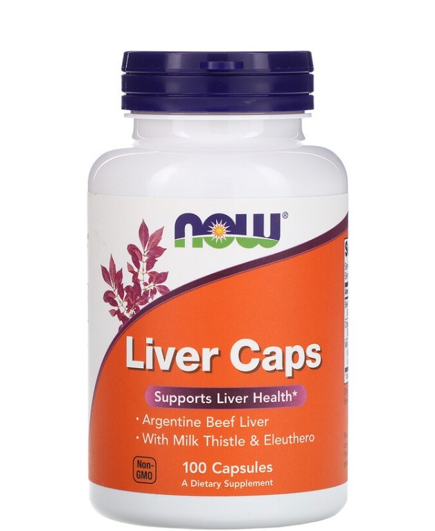 Витамины и минералы для спортсменов NOW Liver (Капсулы для печени) 100 капсул
