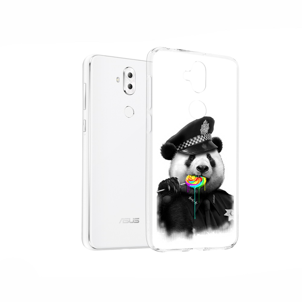 

Чехол MyPads Tocco для Asus ZenFone 5 Lite (ZC600KL) Панда полиция, Прозрачный, Tocco