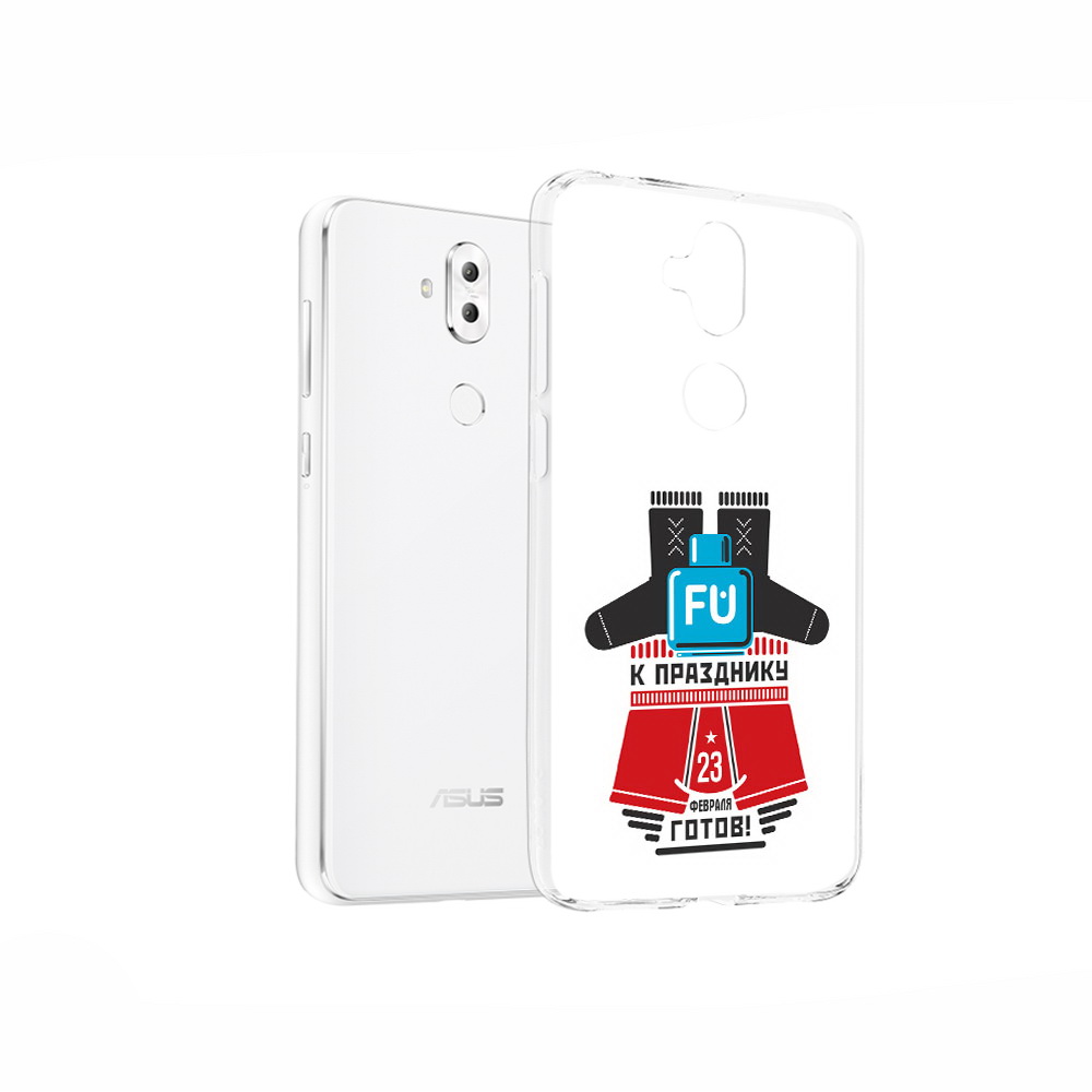 

Чехол MyPads Tocco для Asus ZenFone 5 Lite (ZC600KL) 23 февраля подарки к празднику, Прозрачный, Tocco