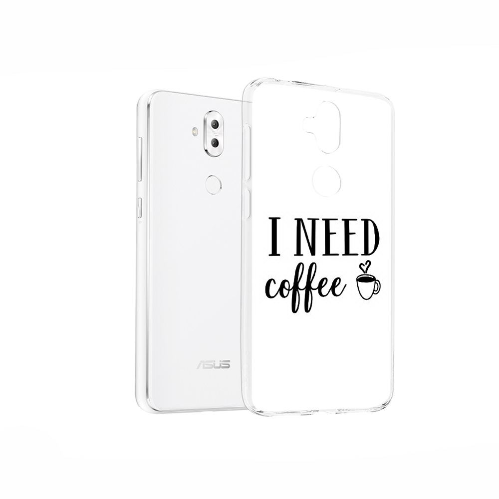 

Чехол MyPads Tocco для Asus ZenFone 5 Lite (ZC600KL) Мне нужен кофе, Прозрачный, Tocco