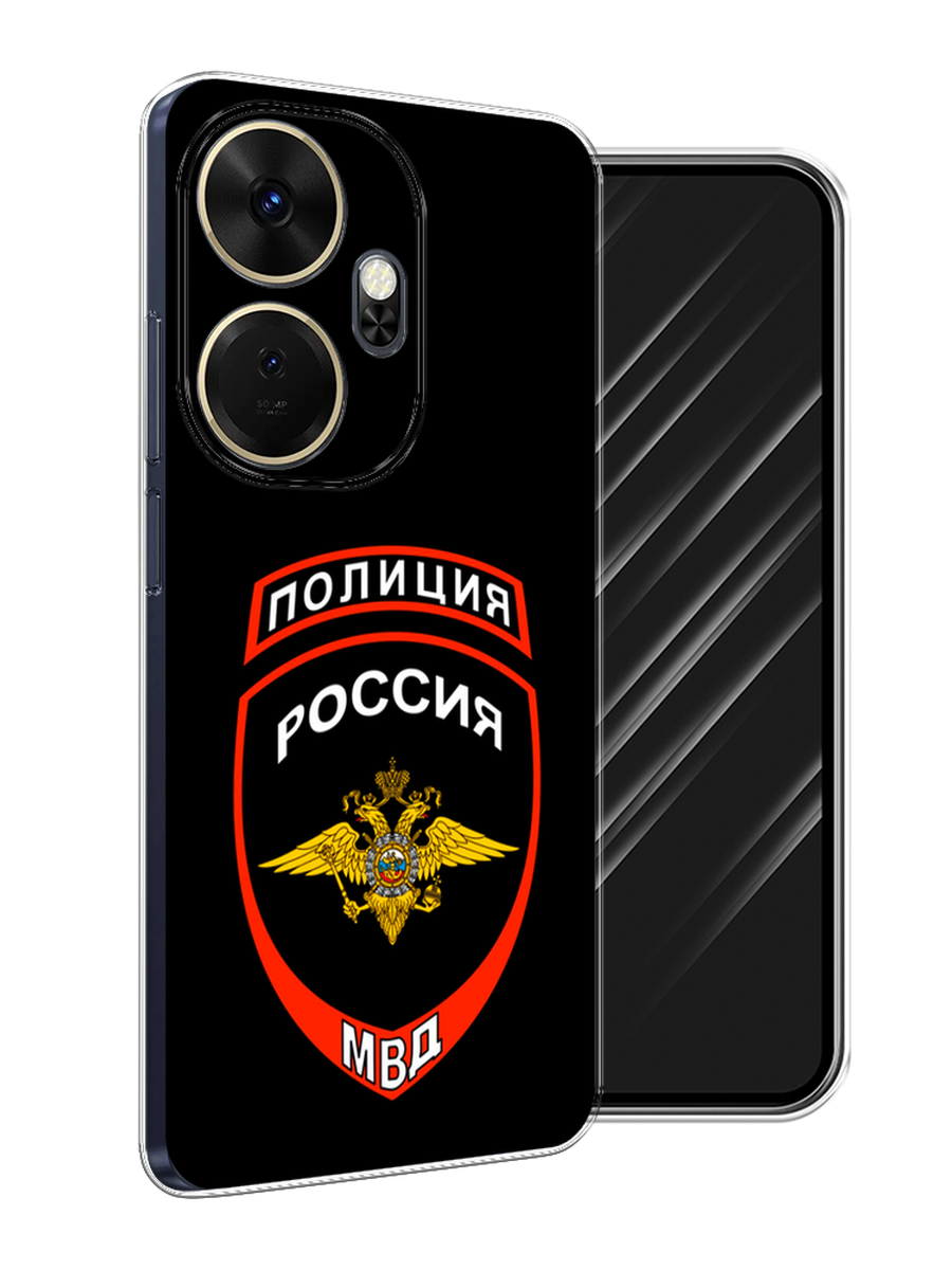 

Чехол Awog на Itel P55 Plus 4G "Полиция шеврон", Черный;красный;белый, 3201950-1