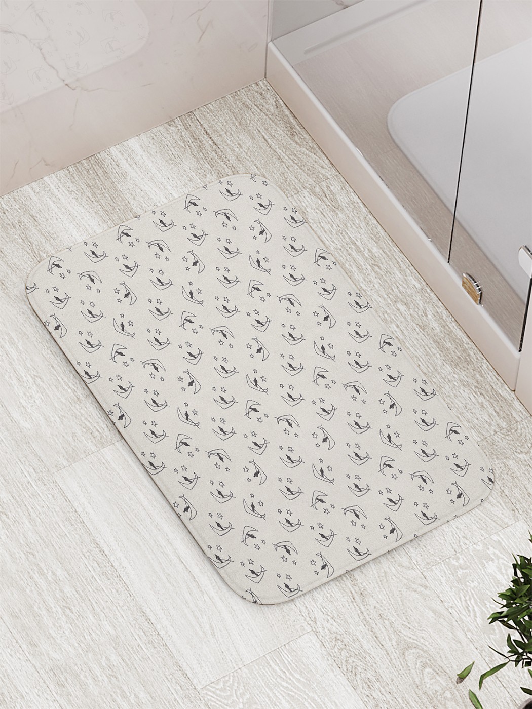 

Коврик противоскользящий для ванной, сауны, бассейна, 77х52 см bath_75262 JoyArty