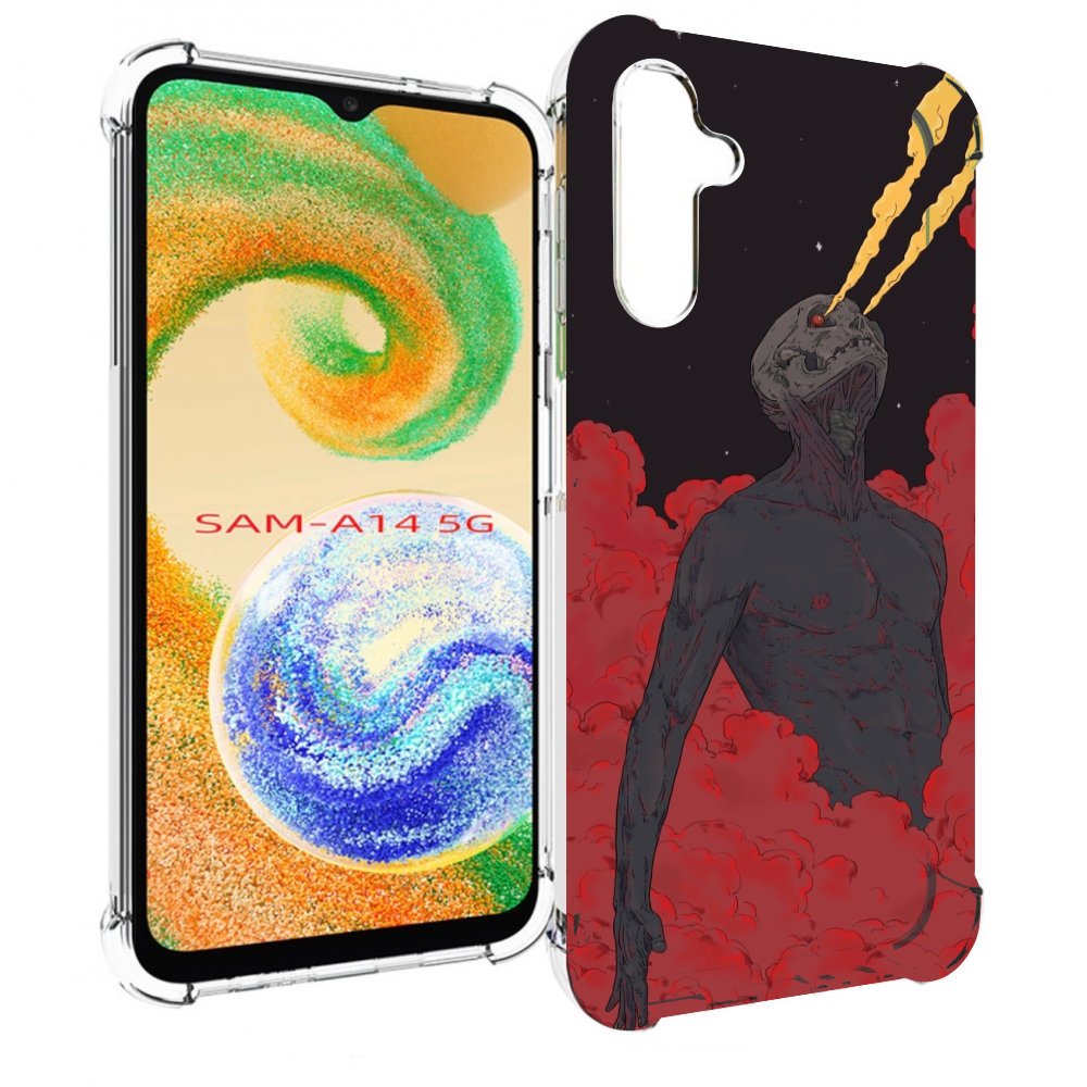 

Чехол MyPads скелет в красном дыму для Samsung Galaxy A14 5G, Прозрачный, Tocco