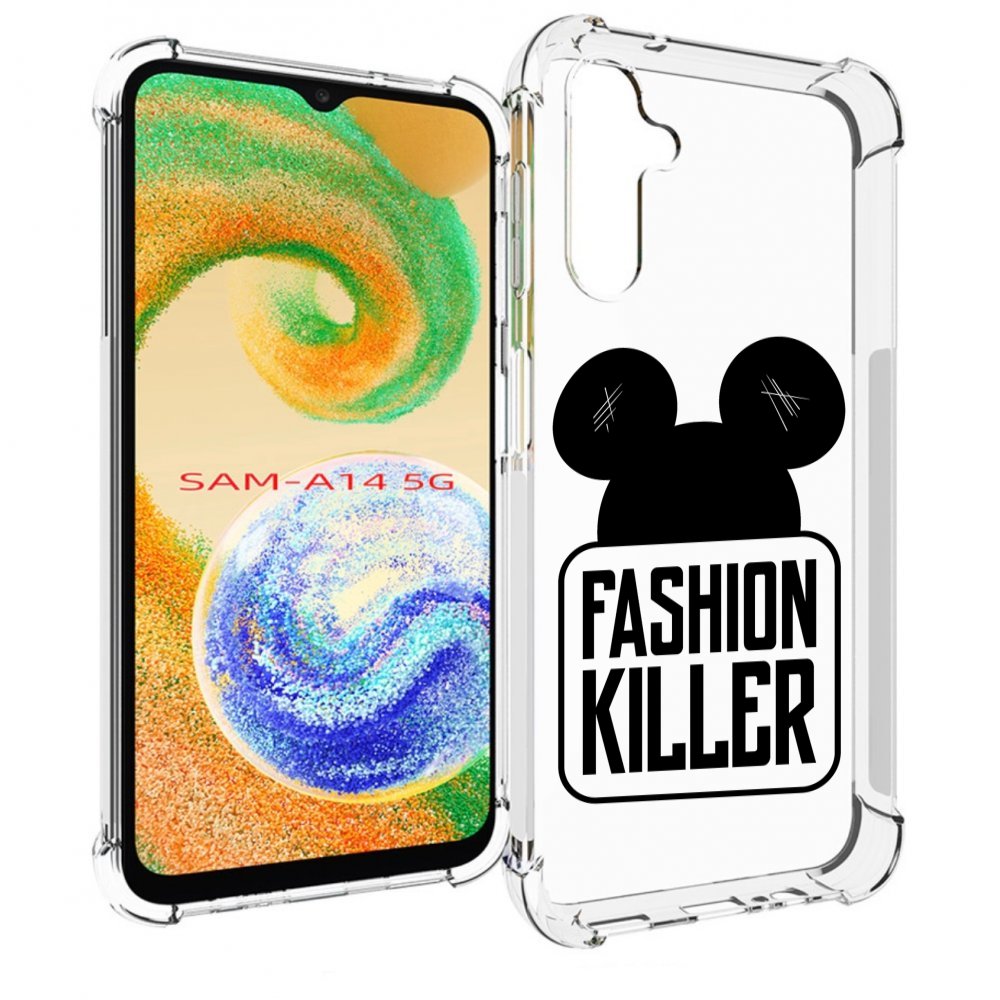 

Чехол MyPads силуэт-микки-мауса для Samsung Galaxy A14 5G, Прозрачный, Tocco