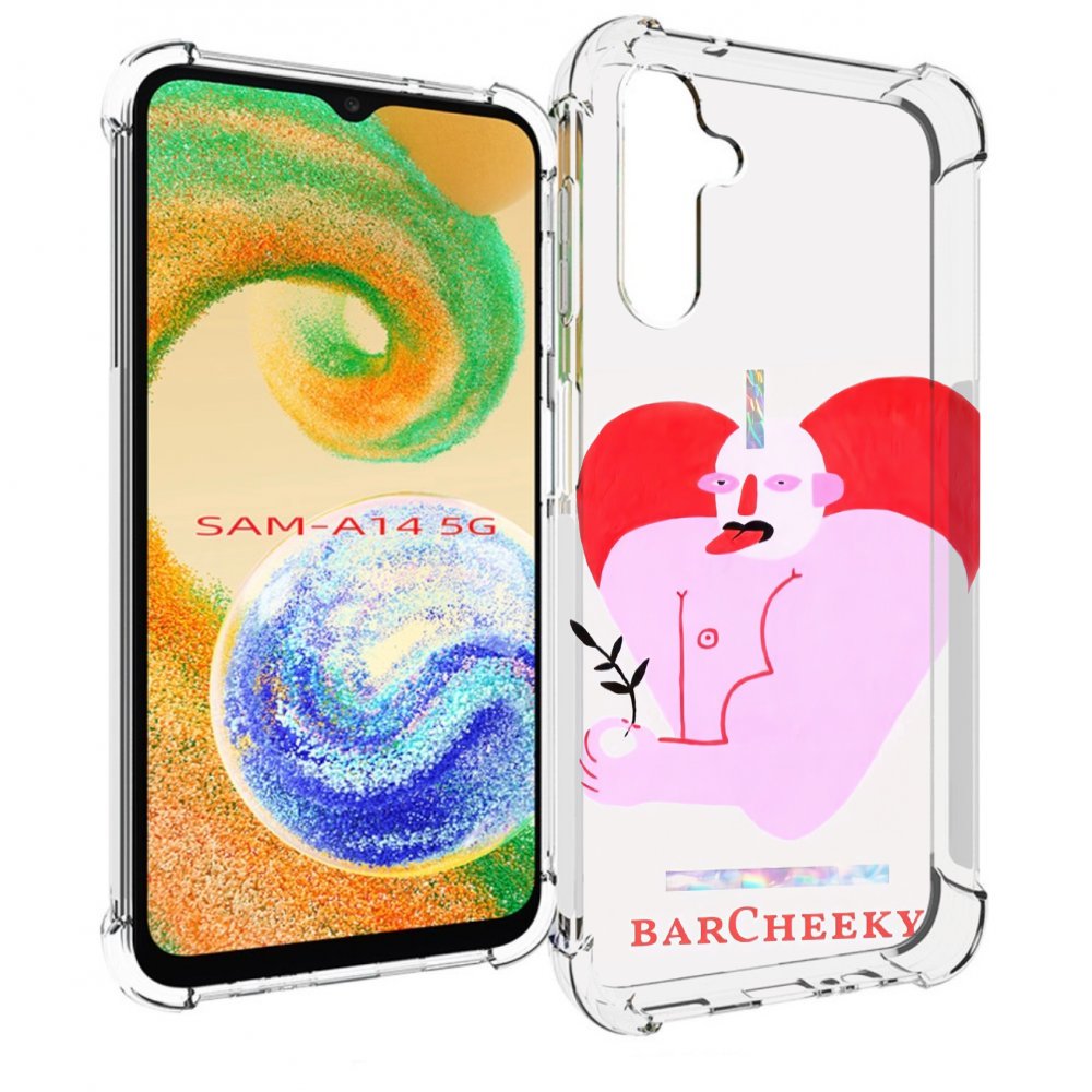 

Чехол MyPads силач в сердце женский для Samsung Galaxy A14 5G, Прозрачный, Tocco