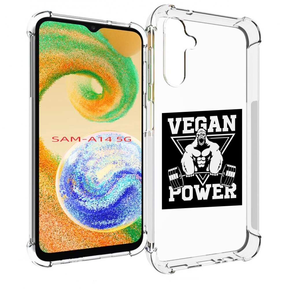 

Чехол MyPads сила-вегана для Samsung Galaxy A14 5G, Прозрачный, Tocco