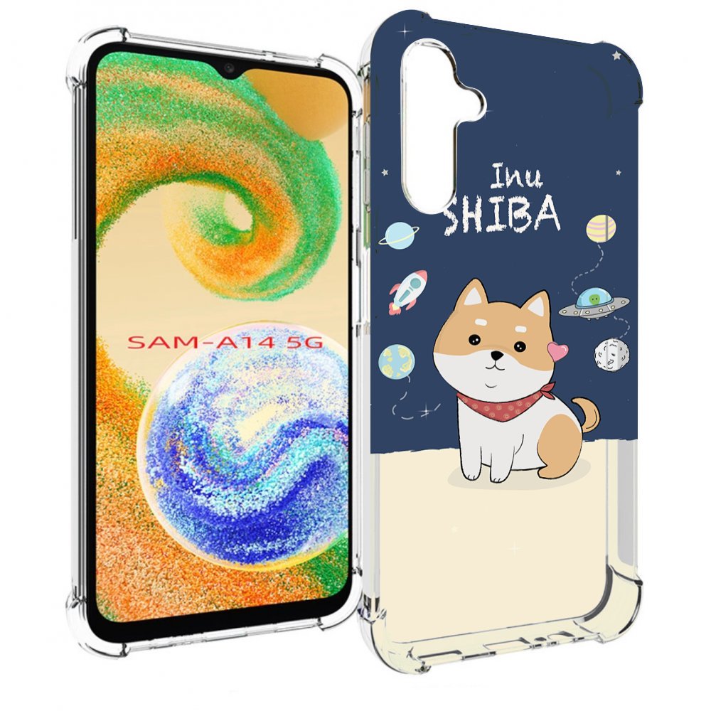 

Чехол MyPads сиба-шиба-ину для Samsung Galaxy A14 5G, Прозрачный, Tocco