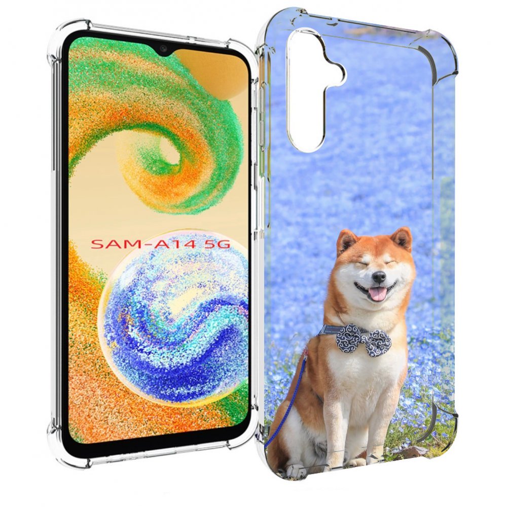 

Чехол MyPads сиба шиба ину 2 для Samsung Galaxy A14 5G, Прозрачный, Tocco