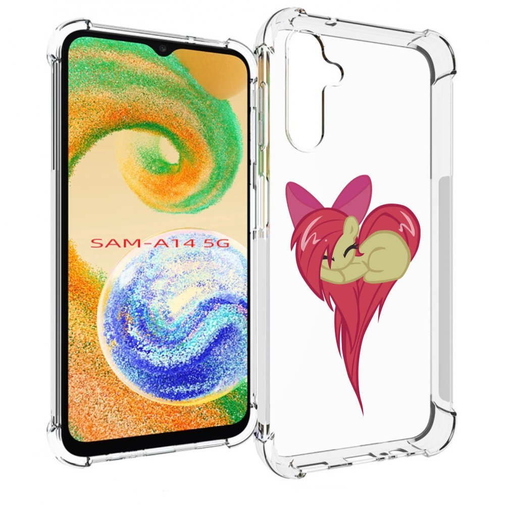 

Чехол MyPads сердце-из-пони для Samsung Galaxy A14 5G, Прозрачный, Tocco
