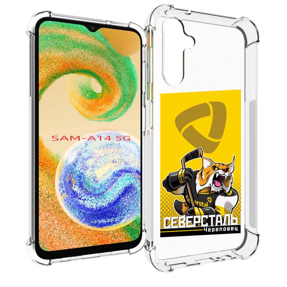 

Чехол MyPads северсталь череповец для Samsung Galaxy A14 5G, Прозрачный, Tocco