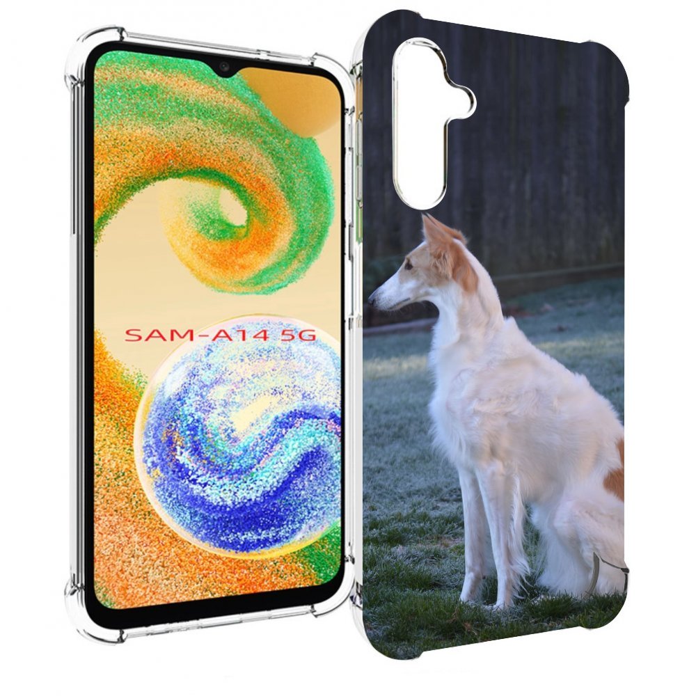 

Чехол MyPads русская псовая борзая для Samsung Galaxy A14 5G, Прозрачный, Tocco