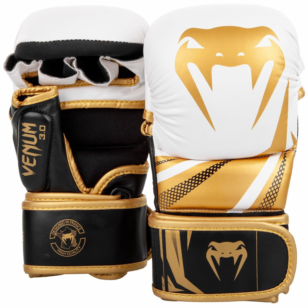 

Перчатки ММА Sparring Gloves Venum Challenger 3.0 GOLDEN WHITE, Белый;золотистый, Challenger 3.0