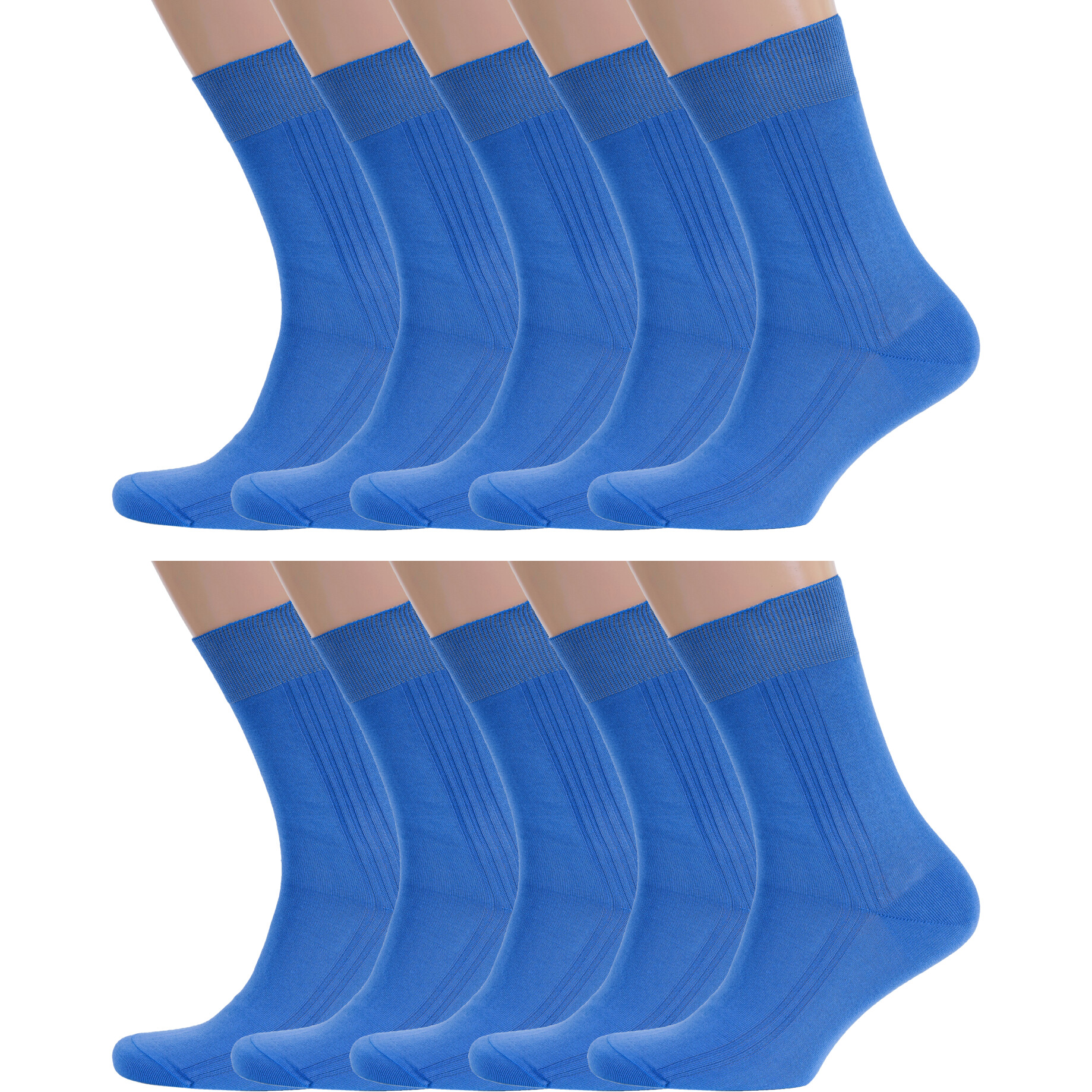 

Комплект носков мужских Rusocks 10-М3-11001 голубых 25, 10 пар, Голубой, 10-М3-11001