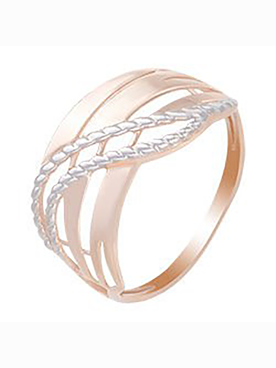 

Кольцо женское из красного золота без вставки 585Gold 401003171, р, 401003171