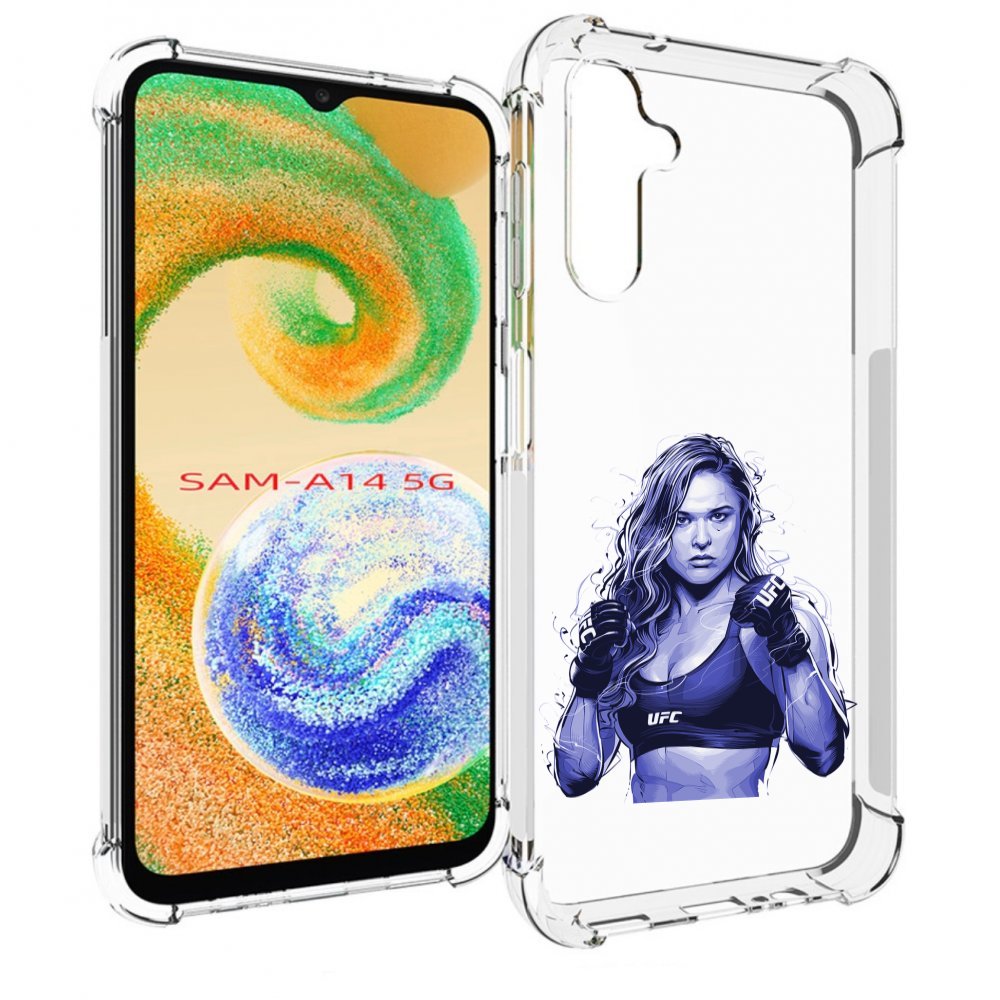 

Чехол MyPads ронда-роузи-юфс для Samsung Galaxy A14 5G, Прозрачный, Tocco
