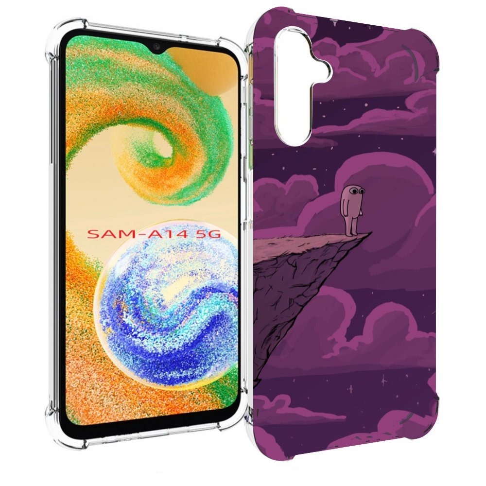 

Чехол MyPads розовая-фасолька для Samsung Galaxy A14 5G, Прозрачный, Tocco