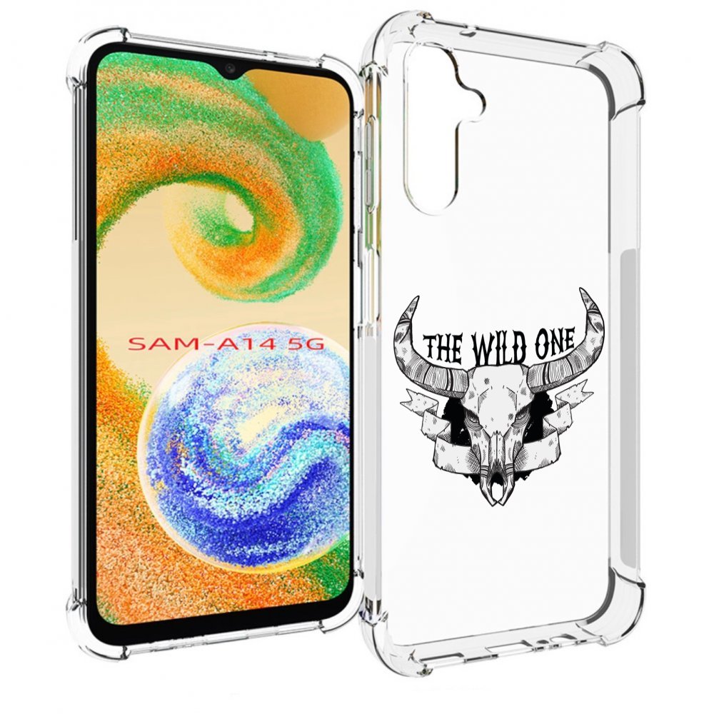 

Чехол MyPads рогатый-череп-оленя для Samsung Galaxy A14 5G, Прозрачный, Tocco