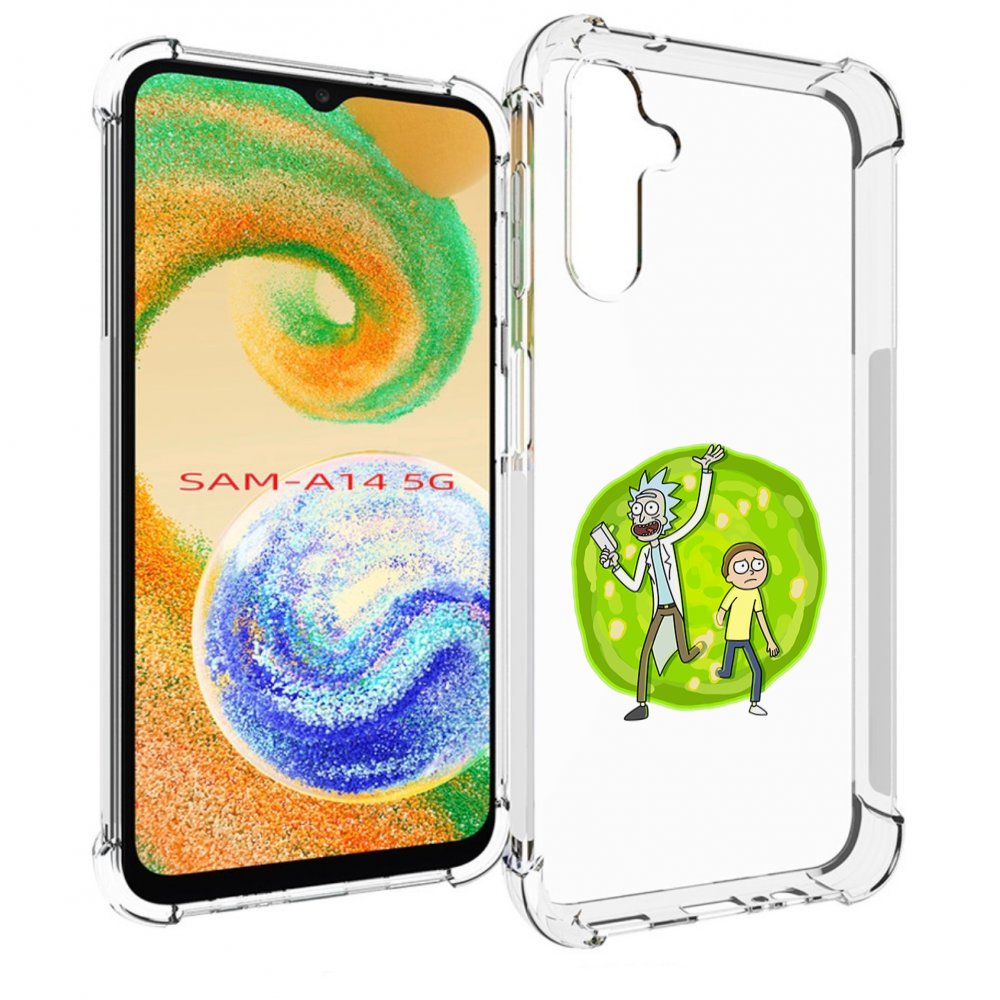 

Чехол MyPads рик-и-морти-в-кружке для Samsung Galaxy A14 5G, Прозрачный, Tocco