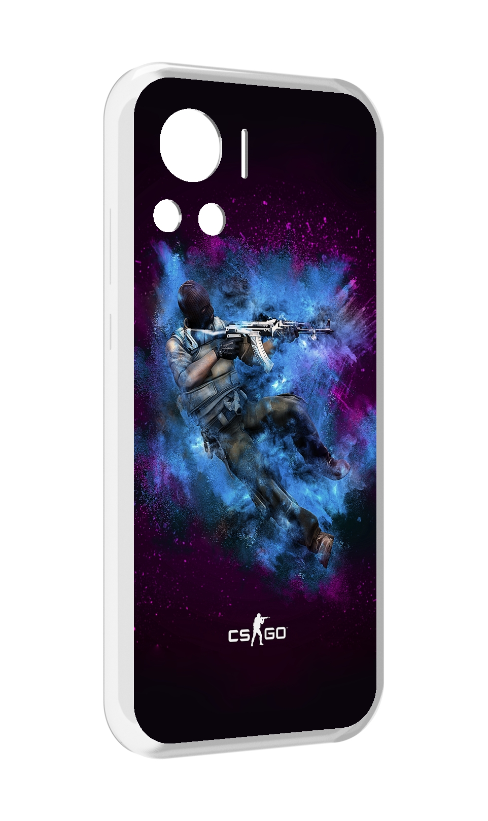 

Чехол MyPads CS-go-террорист для Motorola Edge 30 Ultra, Прозрачный, Tocco