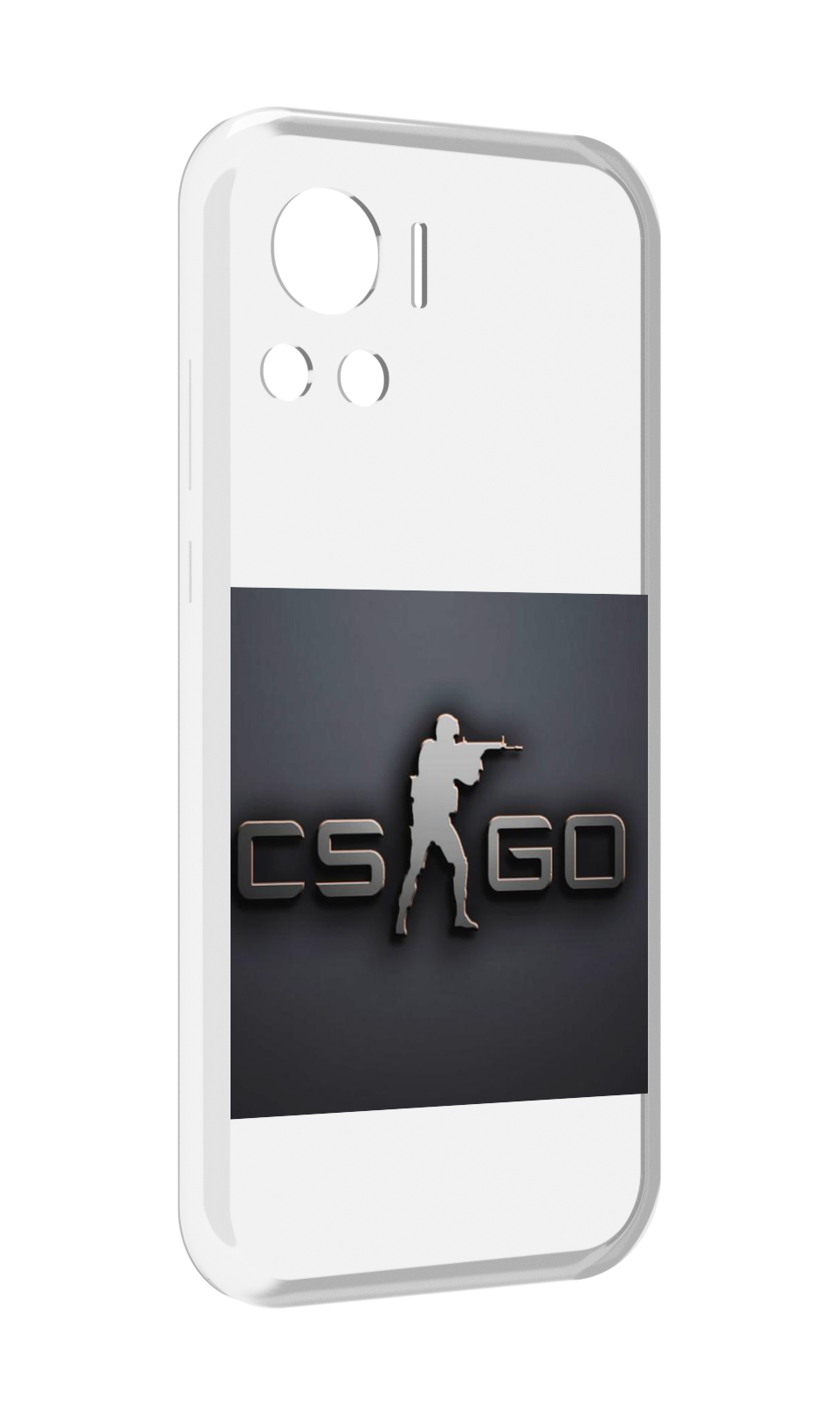

Чехол MyPads CS go логотип мужской для Motorola Edge 30 Ultra, Прозрачный, Tocco