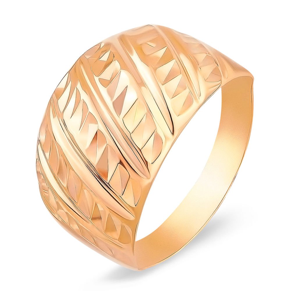 

Кольцо женское из красного золота без вставки 585Gold 401001101, р, 401001101