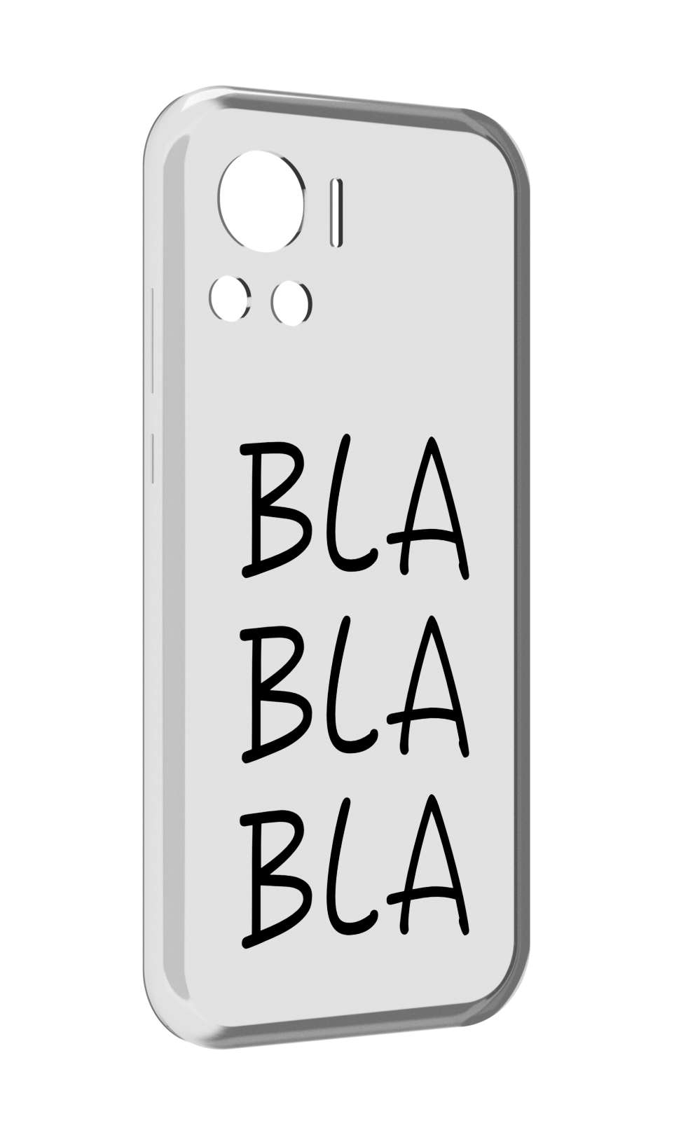 

Чехол MyPads Bla-Bla для Motorola Edge 30 Ultra, Прозрачный, Tocco