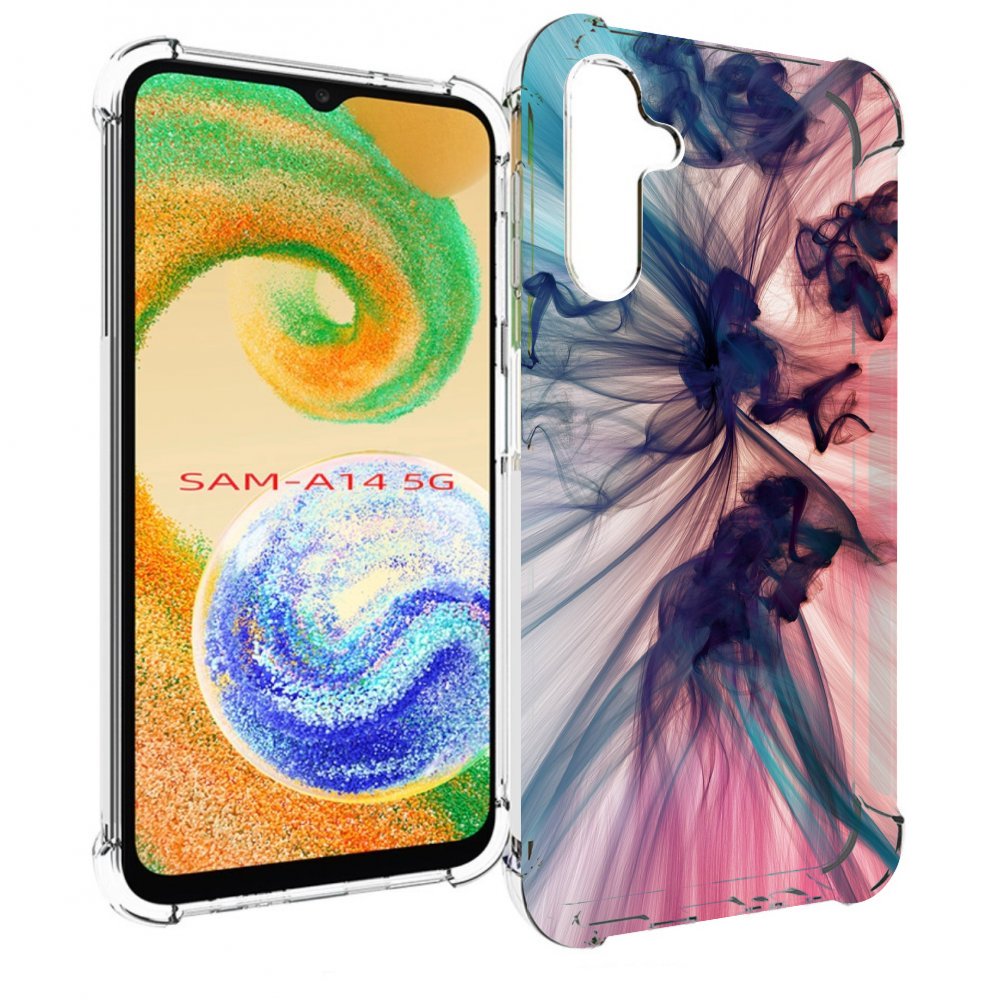 

Чехол MyPads разноцветный дым для Samsung Galaxy A14 5G, Прозрачный, Tocco