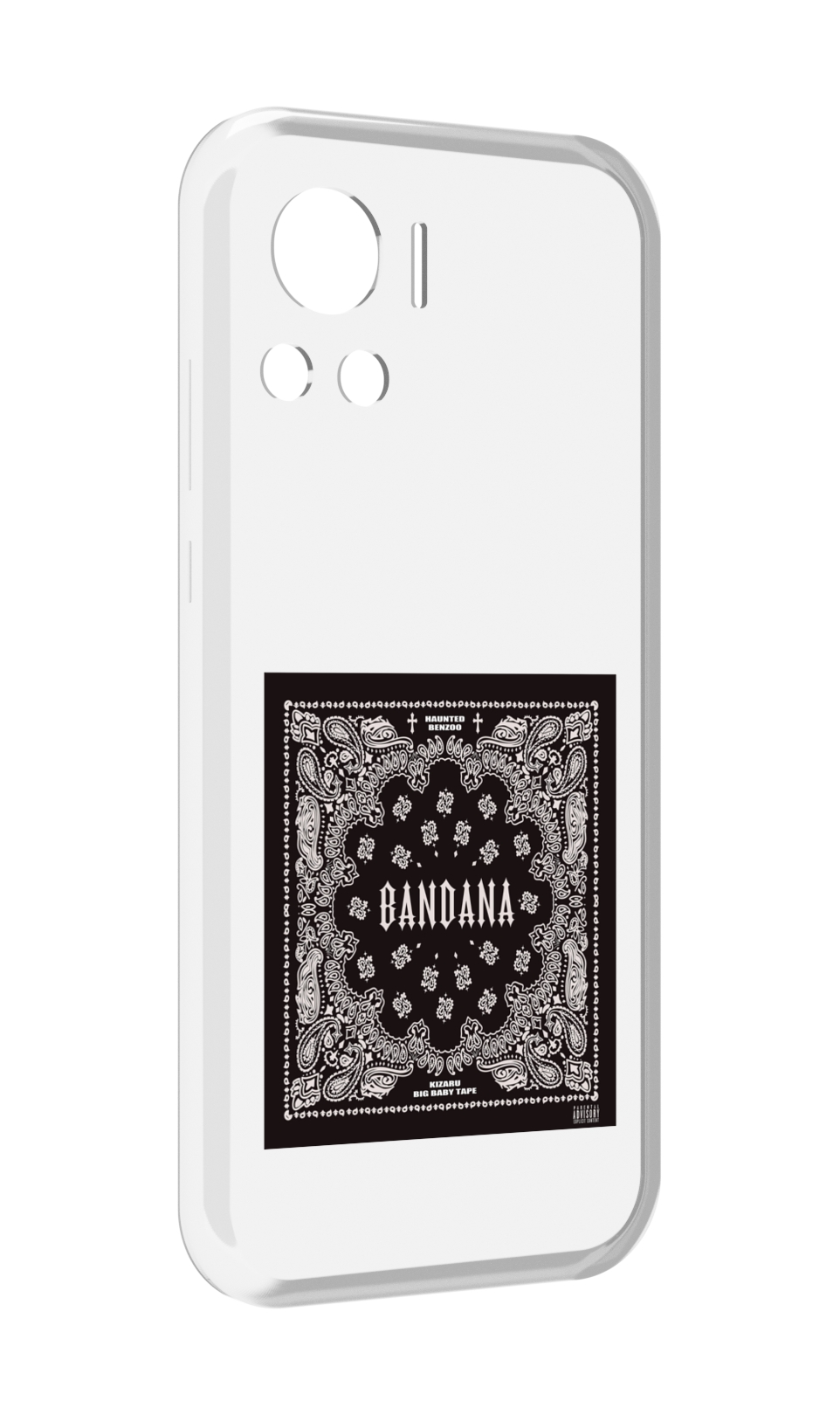 

Чехол MyPads Bandana I Big Baby Tape для Motorola Edge 30 Ultra, Прозрачный, Tocco