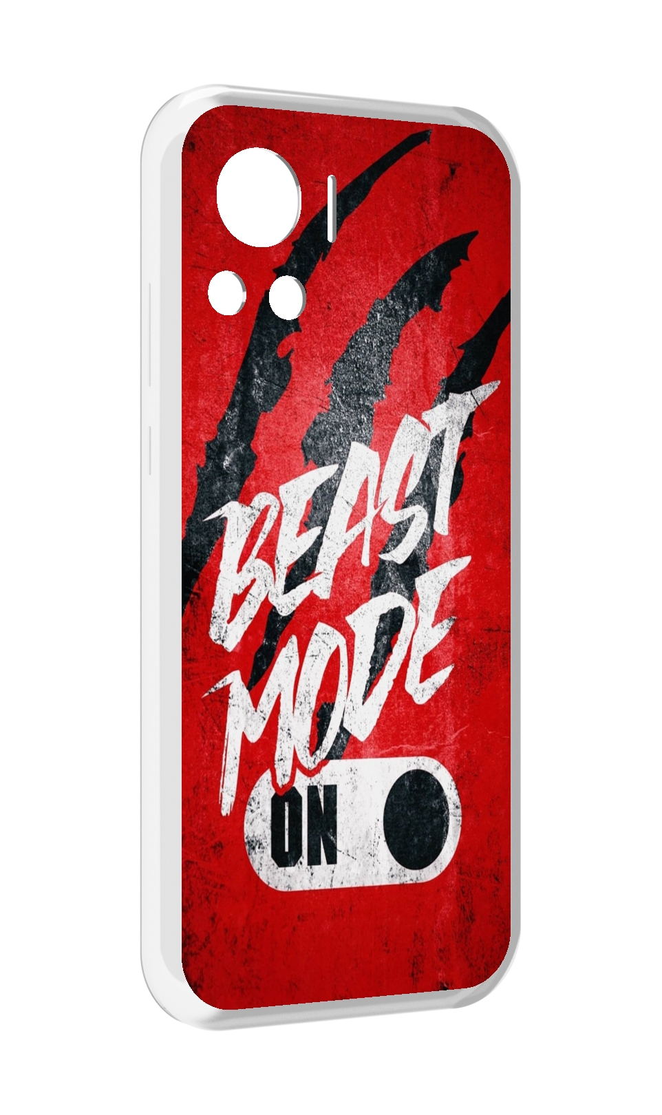 

Чехол MyPads BEAST inside You для Motorola Edge 30 Ultra, Прозрачный, Tocco