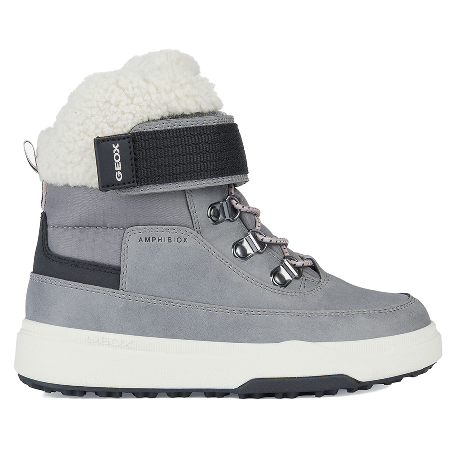 

Ботинки Geox J Bunshee Pg B Abx A, серый, 32, J Bunshee Pg B Abx A
