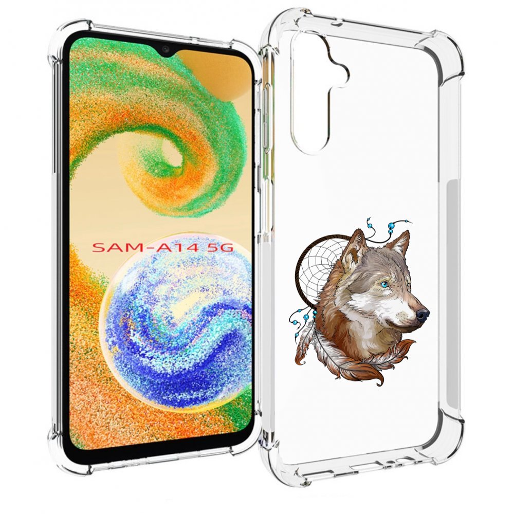 

Чехол MyPads волк и ловец снов для Samsung Galaxy A14 5G, Прозрачный, Tocco