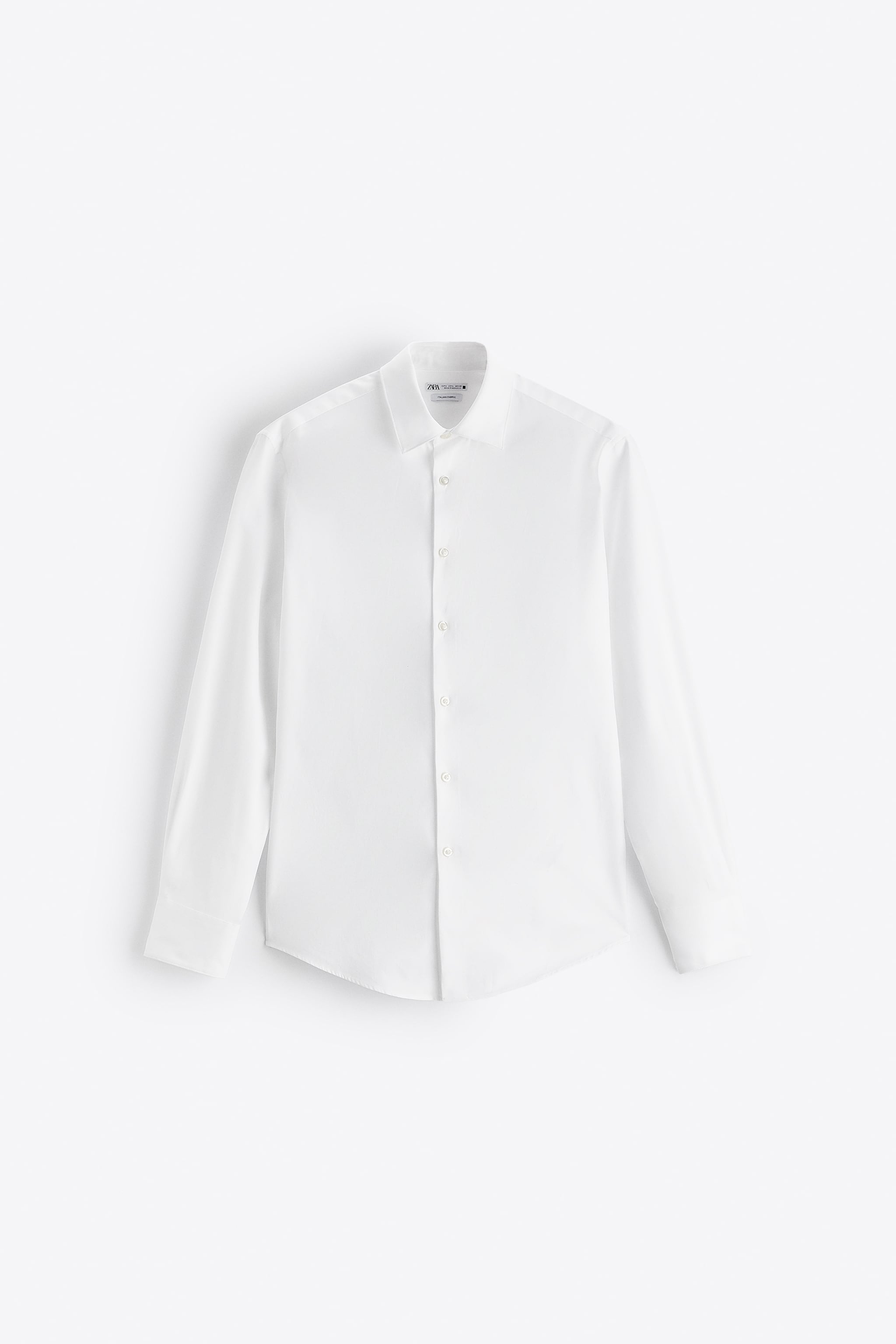 Рубашка мужская ZARA 04465188 белая M (доставка из-за рубежа)