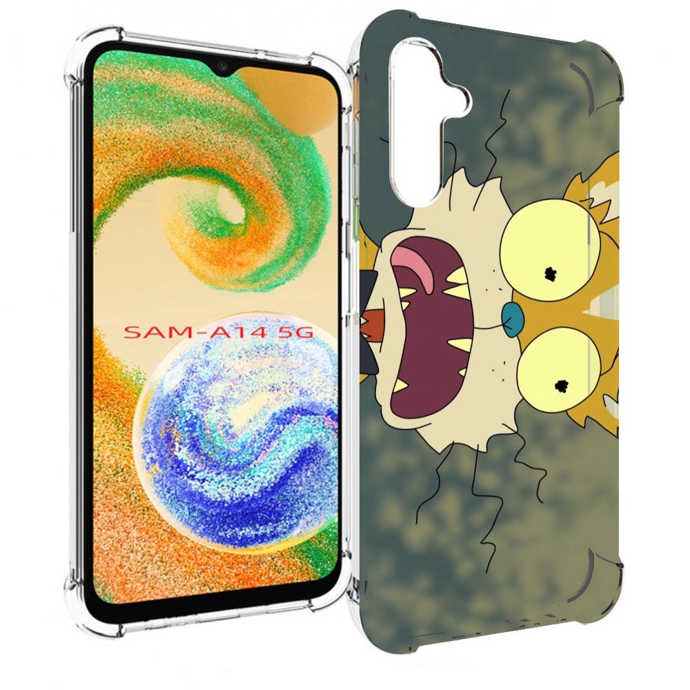 

Чехол MyPads пугливый кот для Samsung Galaxy A14 5G, Прозрачный, Tocco