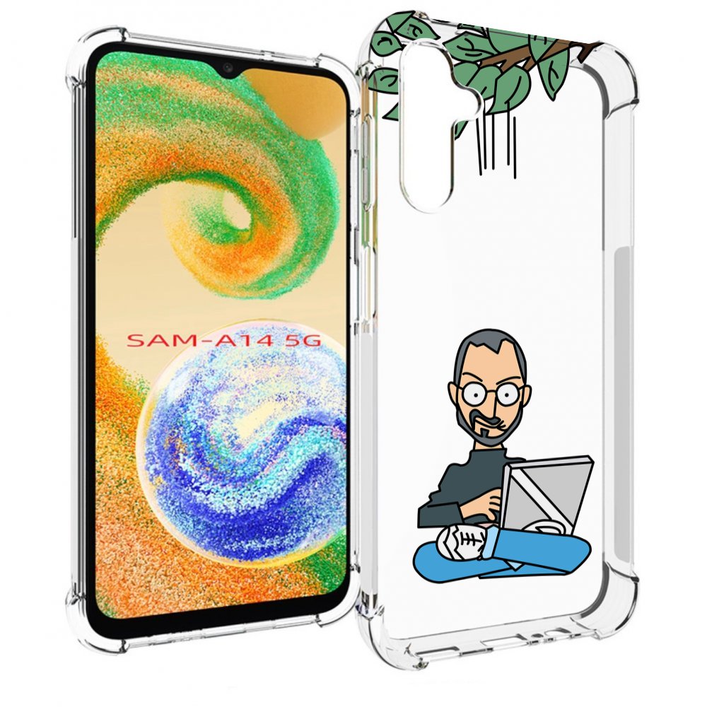 

Чехол MyPads программист для Samsung Galaxy A14 5G, Прозрачный, Tocco