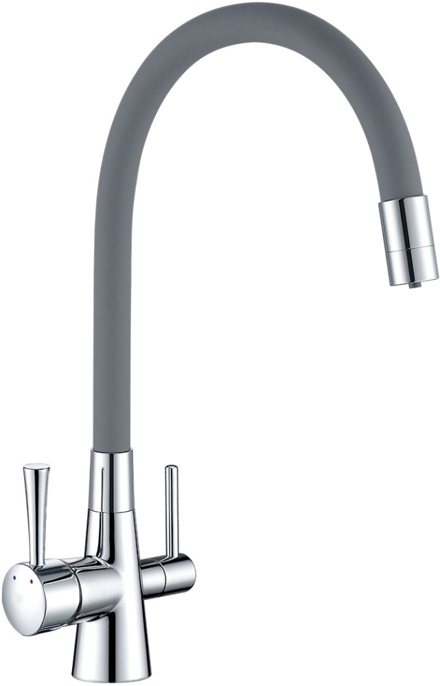 фото Смеситель lemark lm3075c-gray