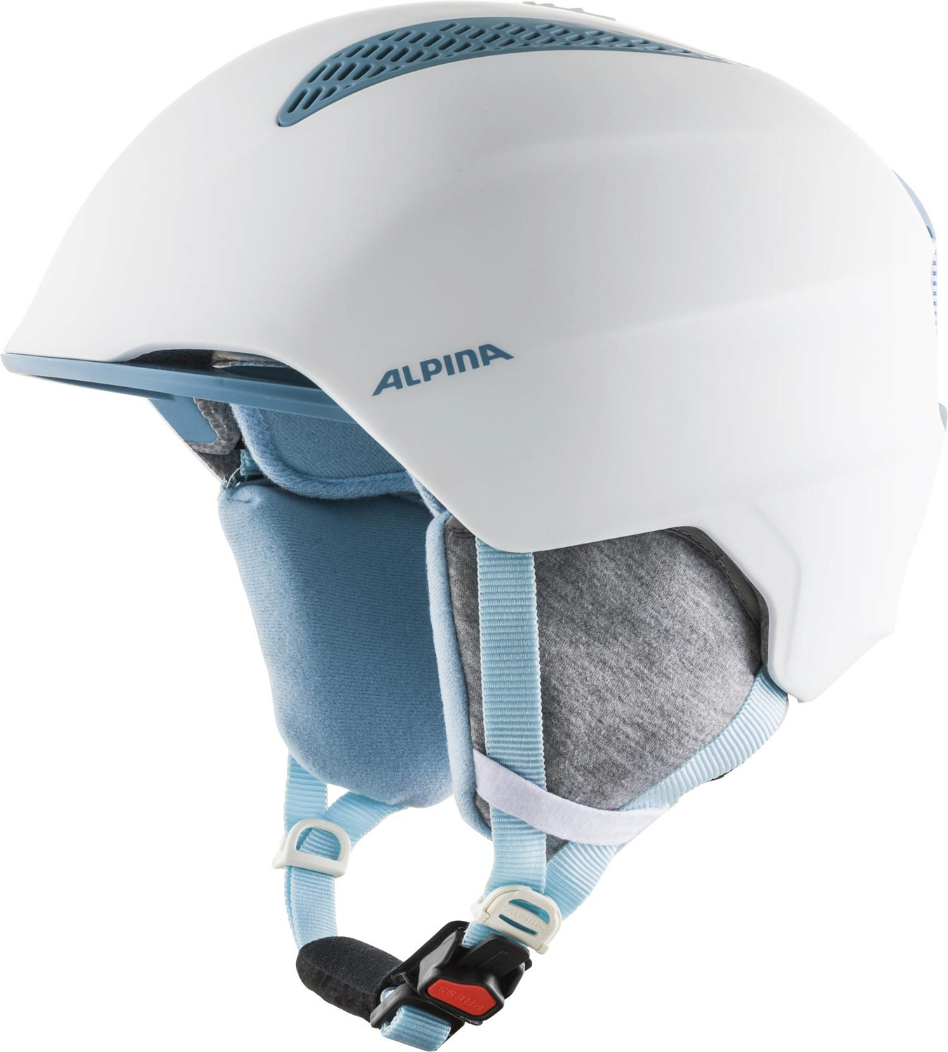 фото Шлем alpina grand jr 2021, white/sky blue, m