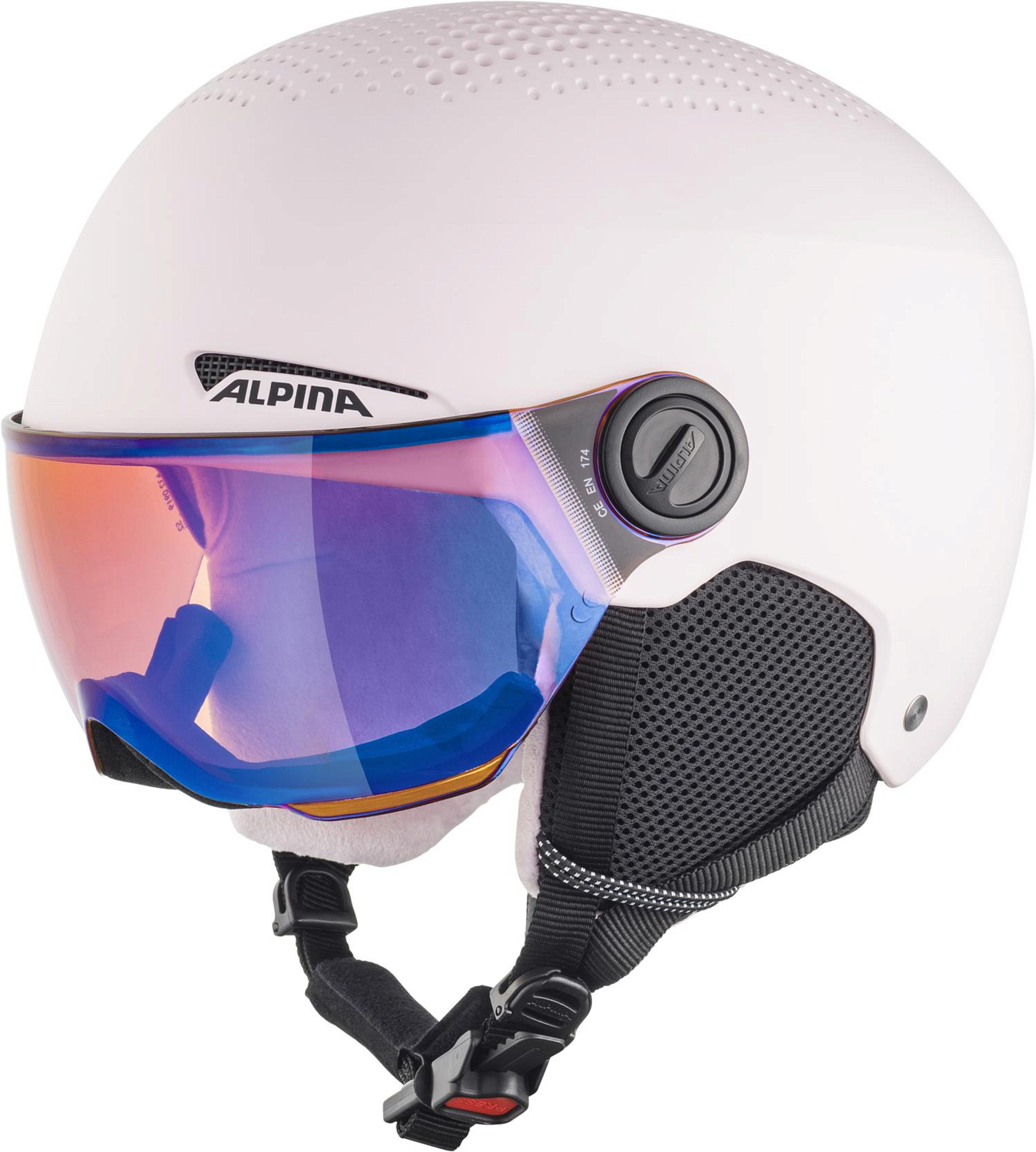 фото Шлем alpina zupo visor q-lite 2021, rose matt, m