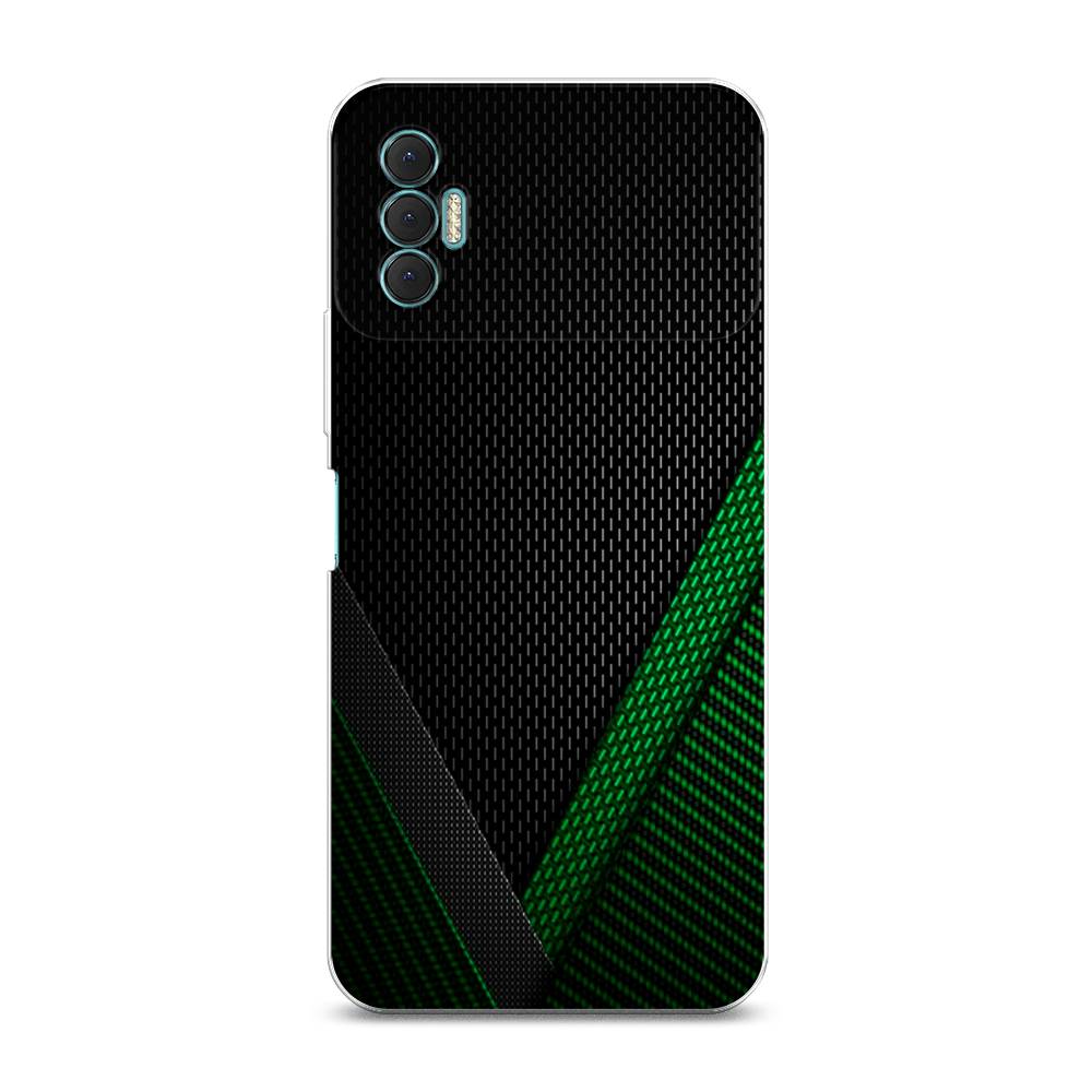 

Чехол Awog на Tecno Spark 8P "Зеленый карбон", Разноцветный, 301450-3