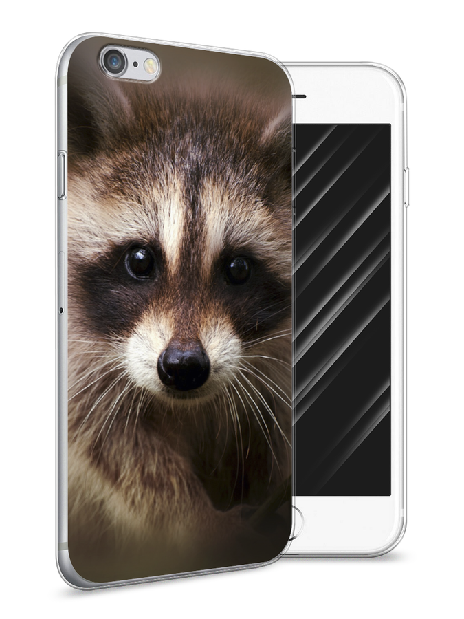 

Чехол Awog на Apple iPhone 6 / Айфон 6 "Енот", Разноцветный, 10450-1
