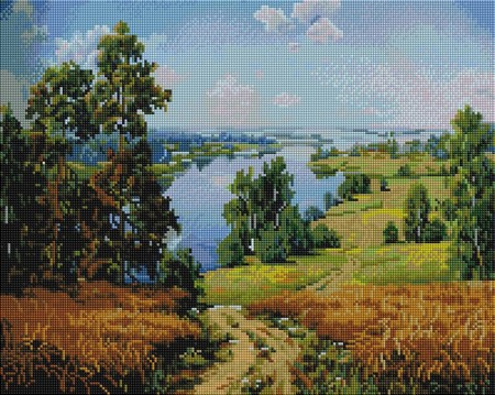 

PaintBoy Алмазная вышивка Вдоль пшеничного поля UA137, 40x50 см