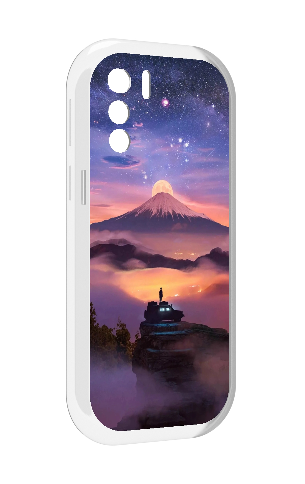 

Чехол MyPads ночь-в-горах для UleFone Note 13P, Прозрачный, Tocco