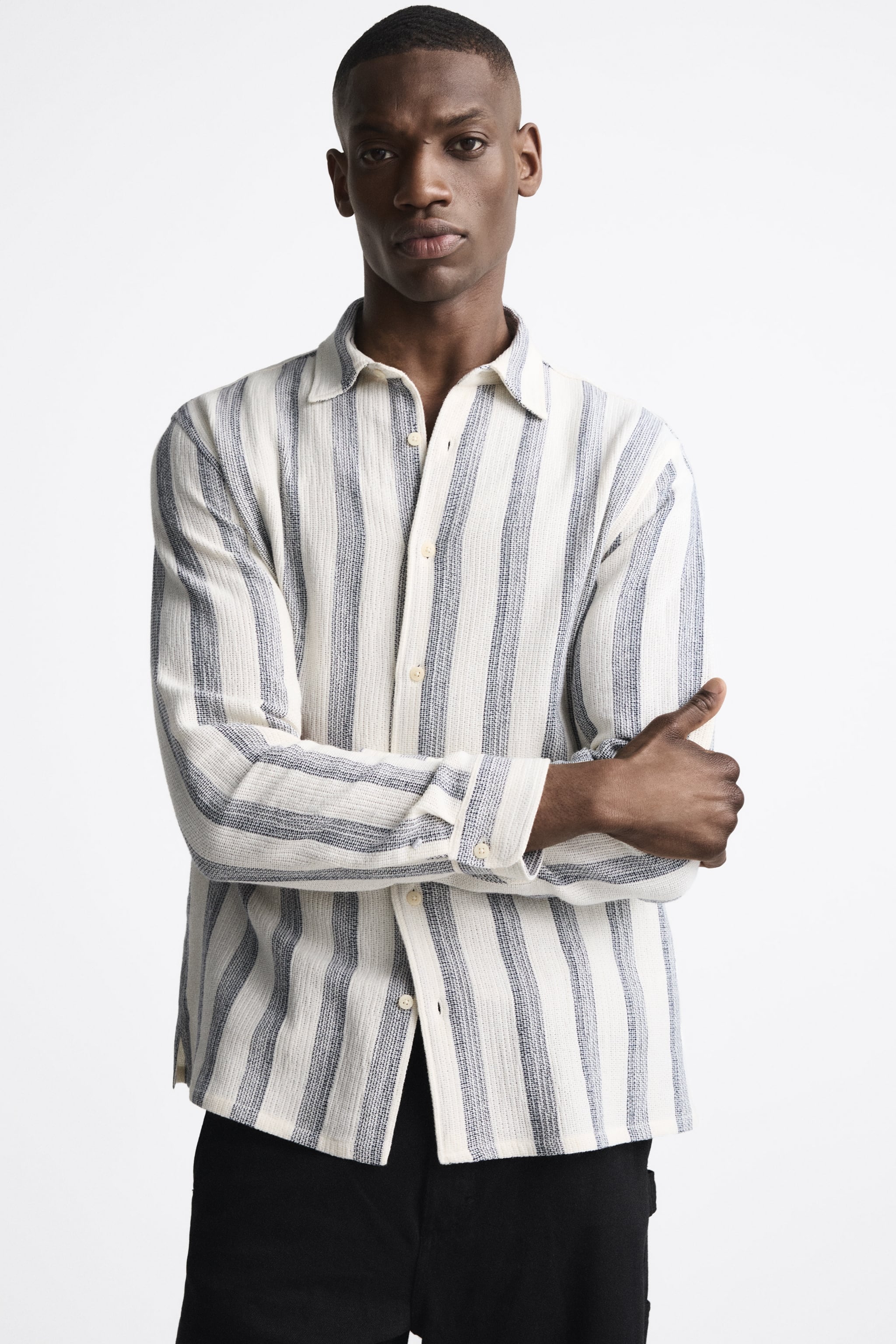 

Рубашка мужская ZARA 04078032 бежевая XL (доставка из-за рубежа), 04078032