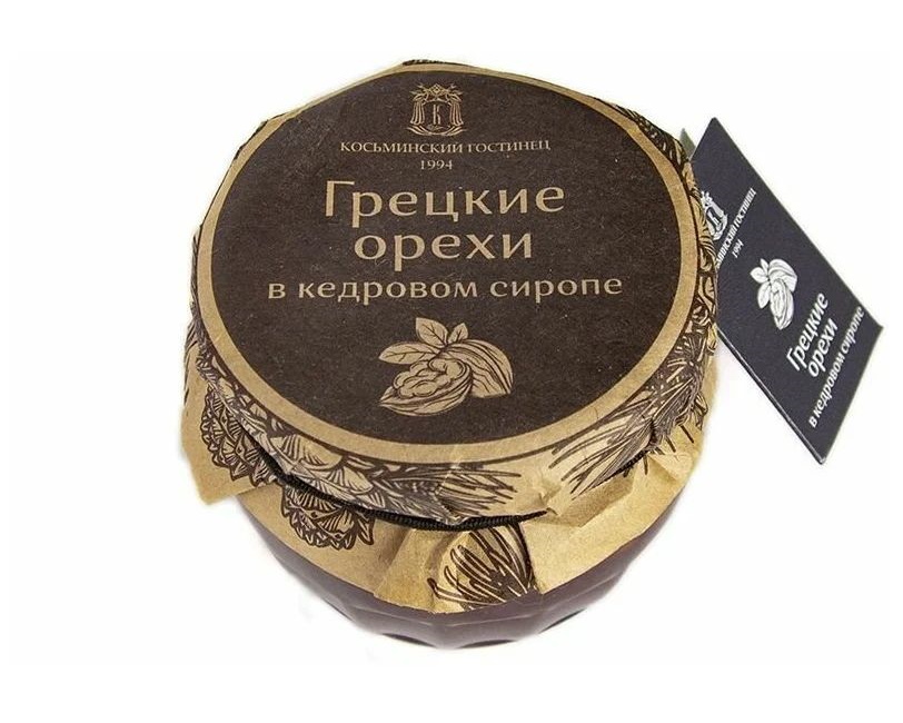 

Варенье грецкие орехи в кедровом сиропе, 160 г