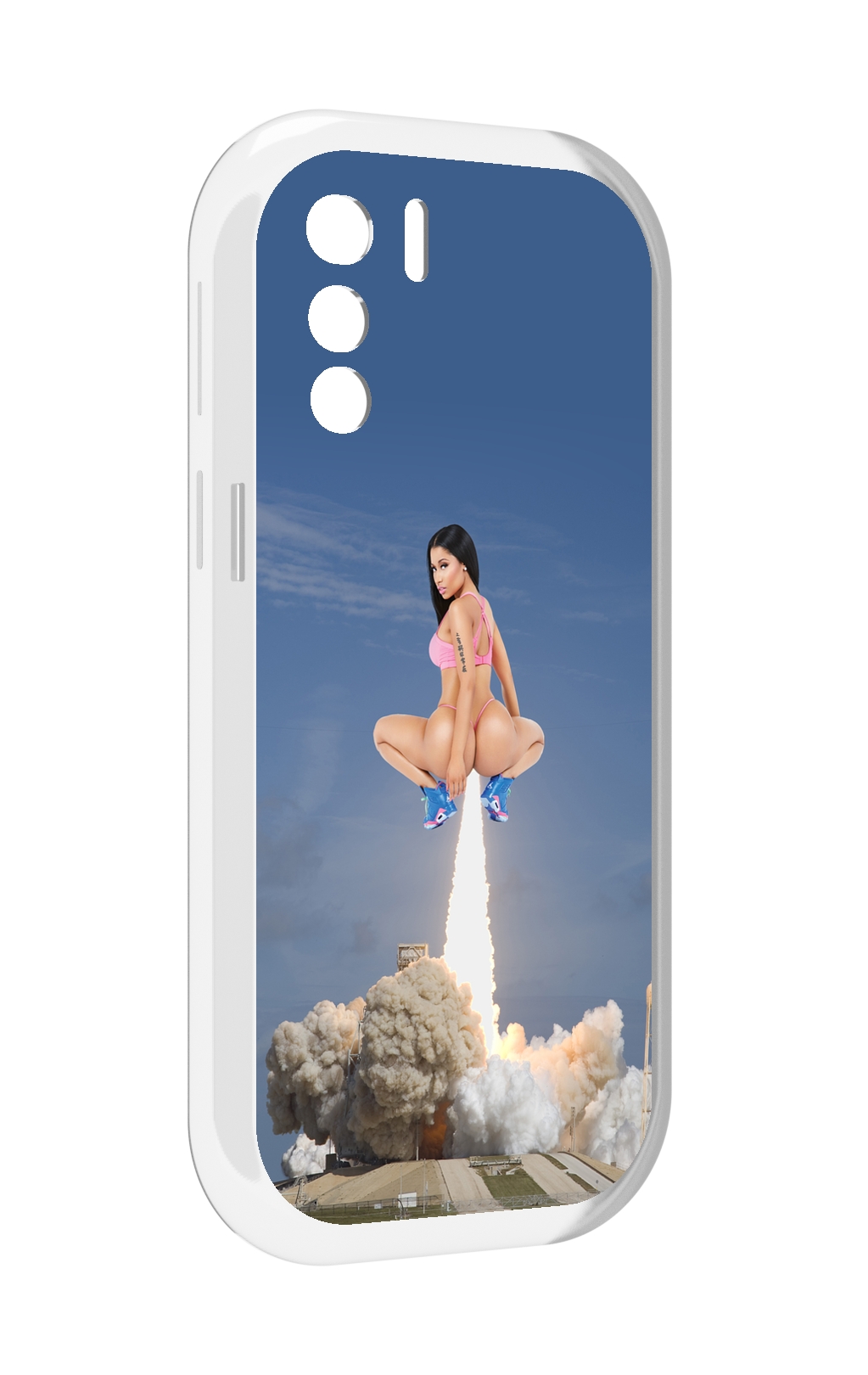 

Чехол MyPads ники-минаж-ракета детский для UleFone Note 13P, Прозрачный, Tocco