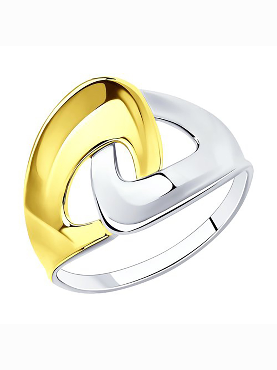

Кольцо женское из серебра без вставки 585Gold 701010827, р, 701010827