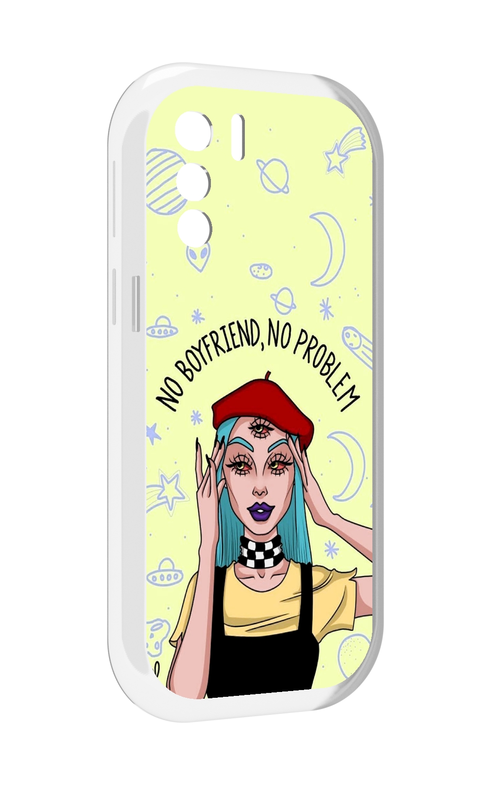 

Чехол MyPads нет-проблем-нет-мужчин женский для UleFone Note 13P, Прозрачный, Tocco