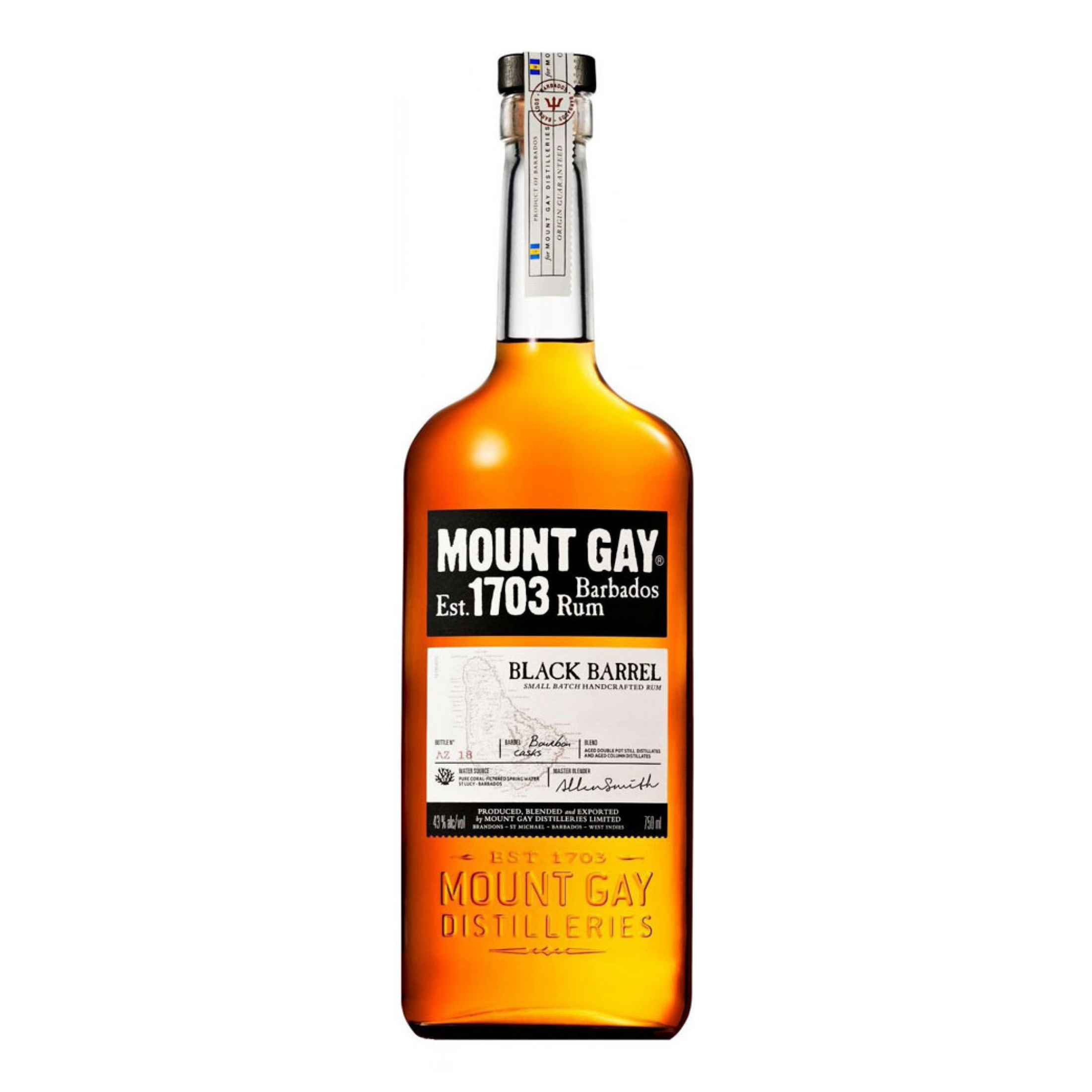 

Ром Mount Gay Black Barrel выдержанный 43% 0,7 л