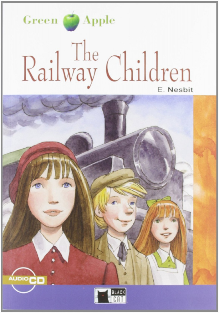 фото Книга green apple step1: the railway children with audio cd cideb